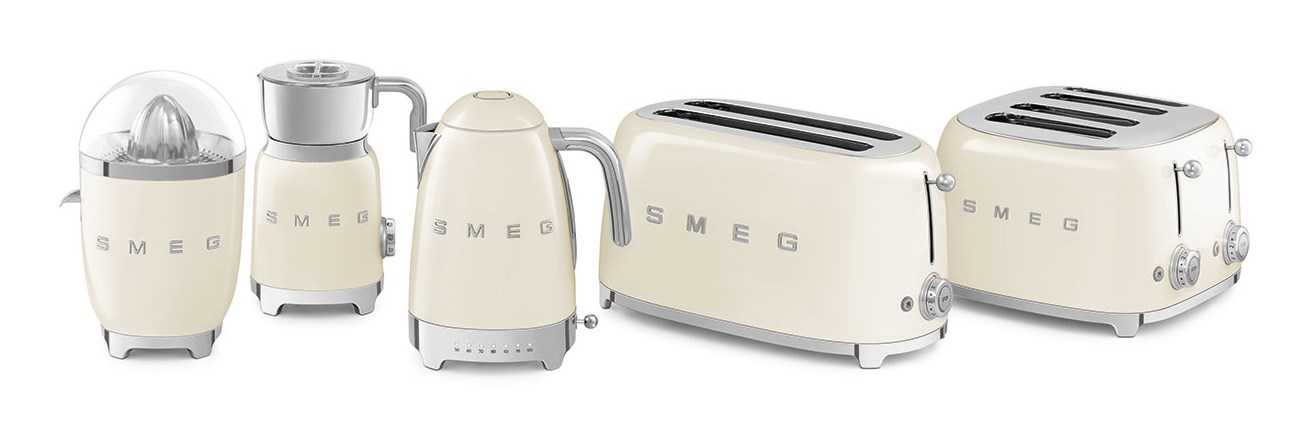 Smeg 50's Style Toaster TSF02CREU Cream Smeg 50's Style Toaster TSF02CREU Cream