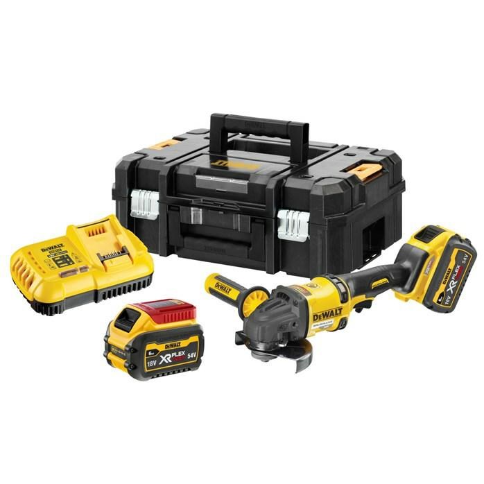 DEWALT. ANGLE GRINDER. 54V PV DCG418T2 2x6Ah DEWALT. ANGLE GRINDER. 54V PV DCG418T2 2x6Ah