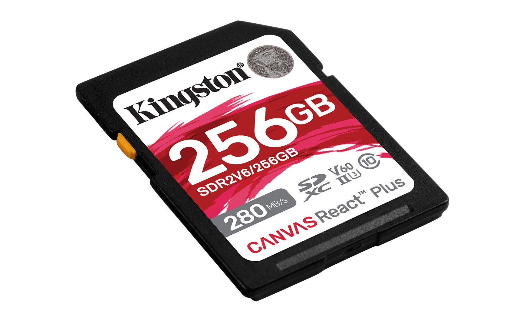 Kingston Technology 256GB Canvas React Plus SDXC UHS-II 280R/150W U3 V60 for Full HD/4K Kingston Technology 256GB Canvas React Plus SDXC UHS-II 280R/150W U3 V60 for Full HD/4K