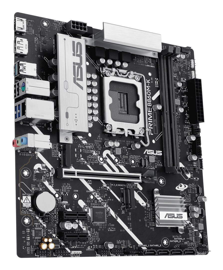 ASUS PRIME B860M-K Intel B860 LGA 1851 (Socket V1) micro ATX ASUS PRIME B860M-K Intel B860 LGA 1851 (Socket V1) micro ATX