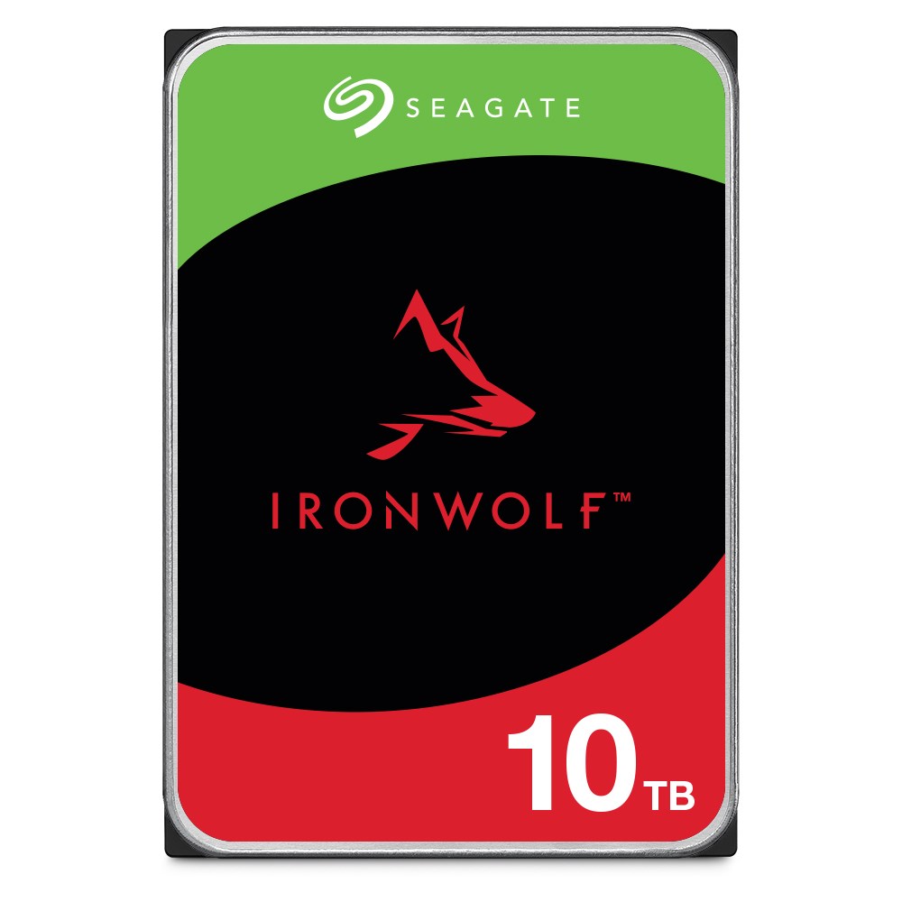 Seagate IronWolf internal hard drive 10 TB 256 MB 3.5" Serial ATA III (ST10000VN000) Seagate IronWolf internal hard drive 10 TB 256 MB 3.5" Serial ATA III (ST10000VN000)