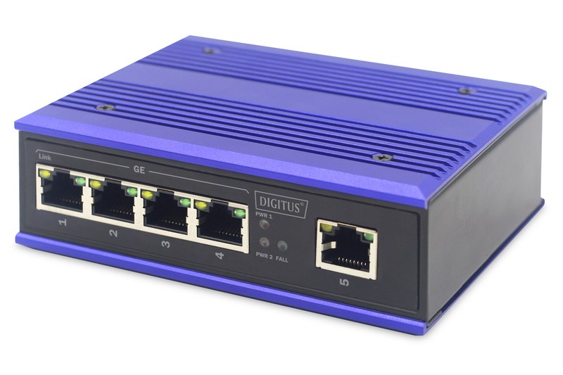 ASSMANN Electronic DN-651118 network switch Gigabit Ethernet (10/100/1000) Black, Blue ASSMANN Electronic DN-651118 network switch Gigabit Ethernet (10/100/1000) Black, Blue