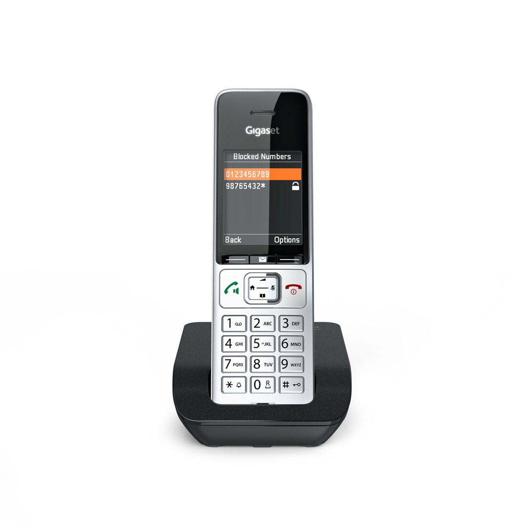 Gigaset COMFORT 500 DECT telephone Caller ID Black, Silver Gigaset COMFORT 500 DECT telephone Caller ID Black, Silver