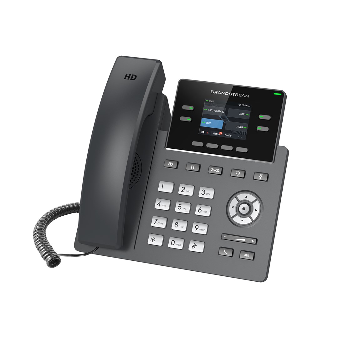 Grandstream Networks GRP2612 IP phone Black 2 lines Grandstream Networks GRP2612 IP phone Black 2 lines