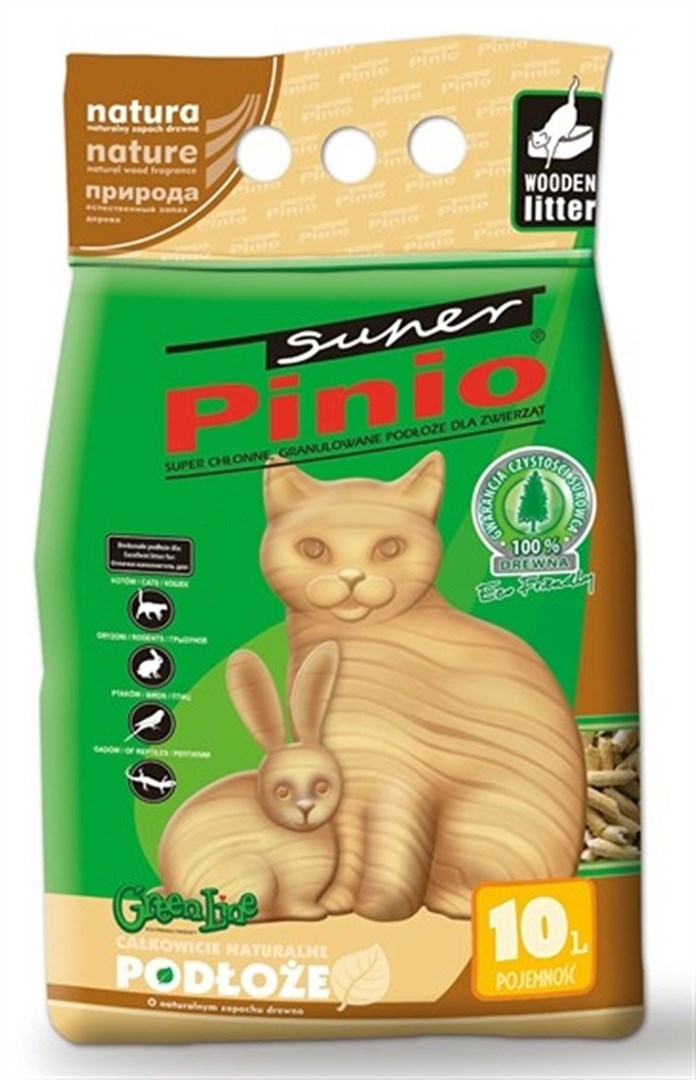 Certech Cat Litter Super Pinio Natural 10 l - Wooden Cat Litter Certech Cat Litter Super Pinio Natural 10 l - Wooden Cat Litter