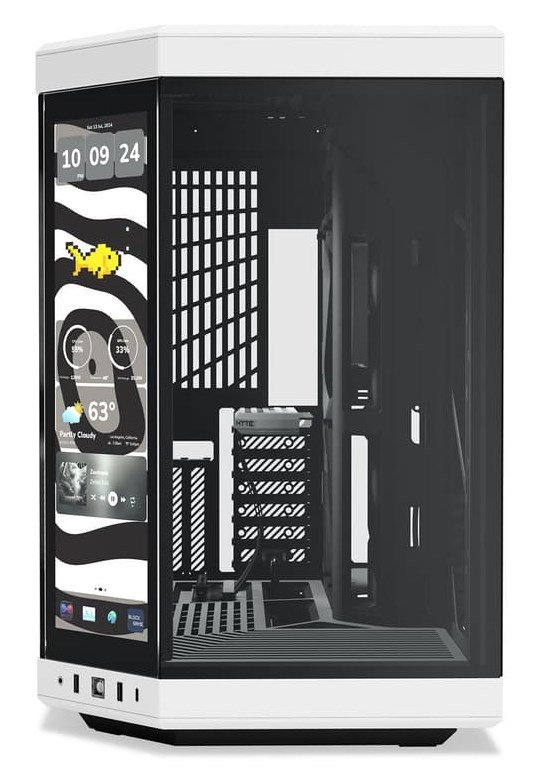 HYTE Y70 Touch Infinite Midi Tower Black, White HYTE Y70 Touch Infinite Midi Tower Black, White