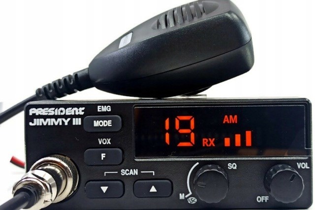 President Jimmy III AM/FM CB radio Black President Jimmy III AM/FM CB radio Black