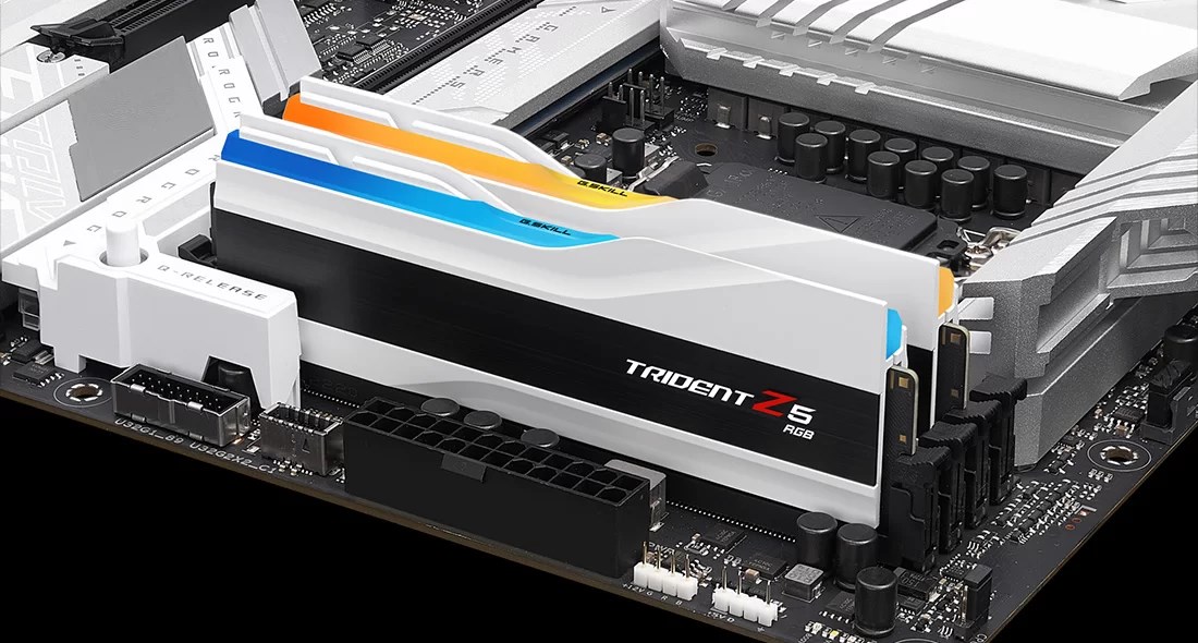 G.Skill Trident Z5 RGB memory module 32 GB 2 x 16 GB DDR5 6000 MHz G.Skill Trident Z5 RGB memory module 32 GB 2 x 16 GB DDR5 6000 MHz