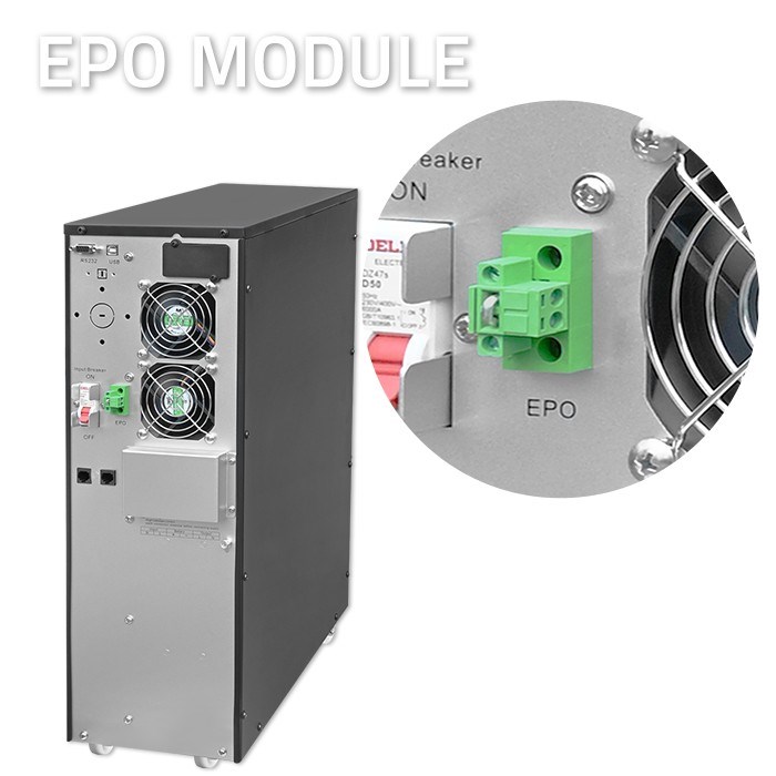 Qoltec 52284 Uninterruptible Power Supply UPS | 10kVA | 10000W | Power factor 1.0 | LCD | EPO | USB | On-line Qoltec 52284 Uninterruptible Power Supply UPS | 10kVA | 10000W | Power factor 1.0 | LCD | EPO | USB | On-line