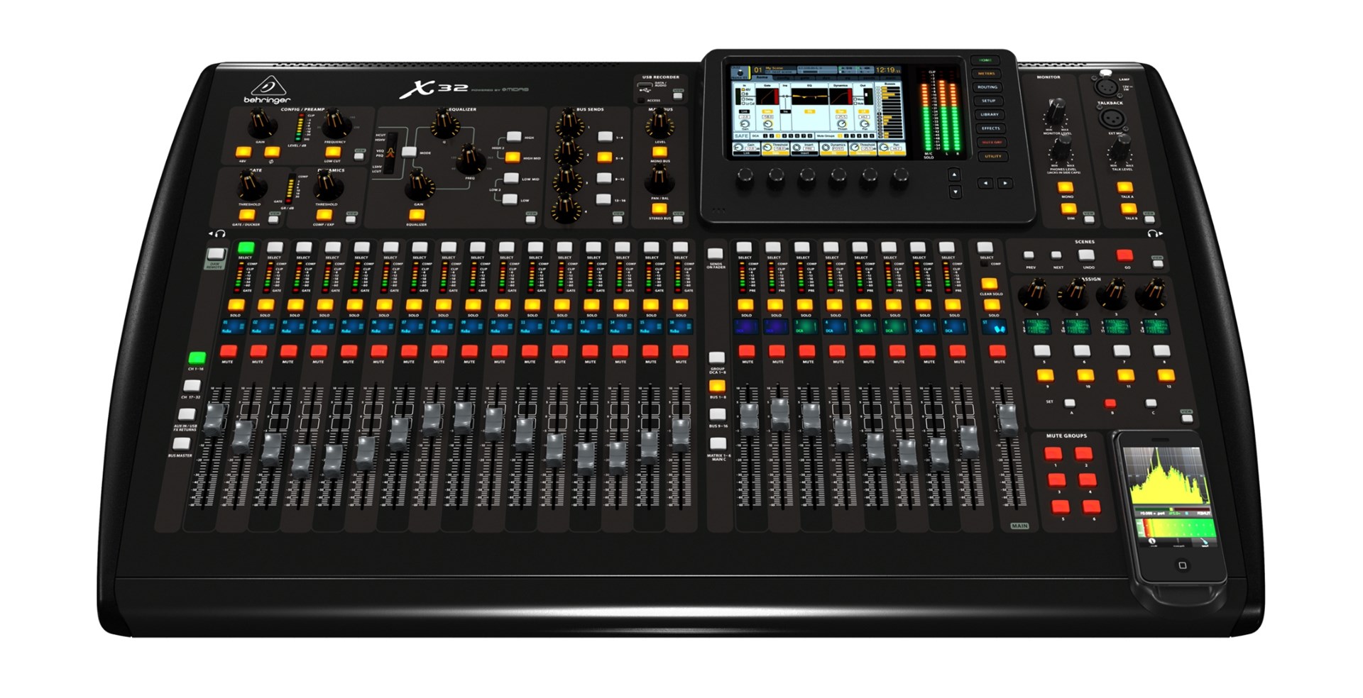 Behringer X32 audio mixer 40 channels 10 - 22000 Hz Black Behringer X32 audio mixer 40 channels 10 - 22000 Hz Black