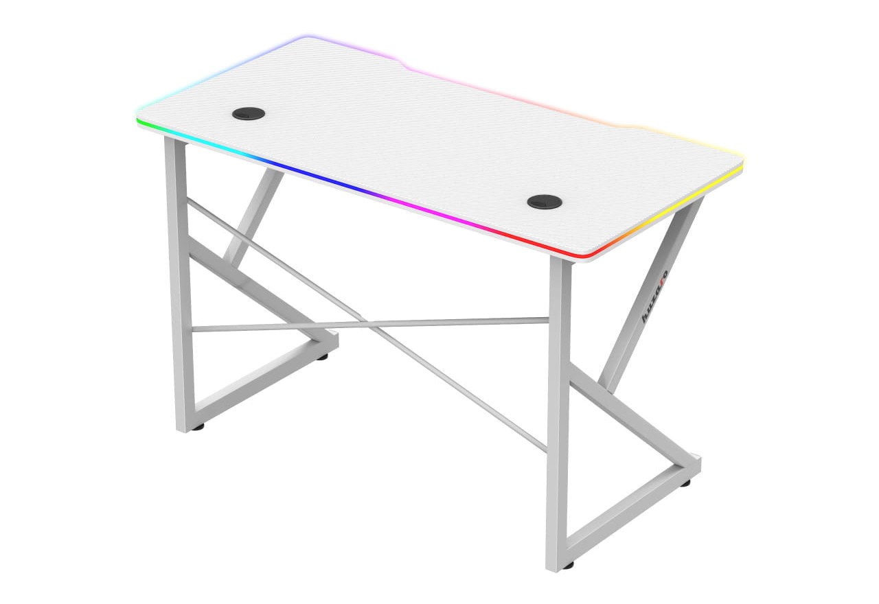 Huzaro Hero 1.7 RGB White - gaming table Huzaro Hero 1.7 RGB White - gaming table