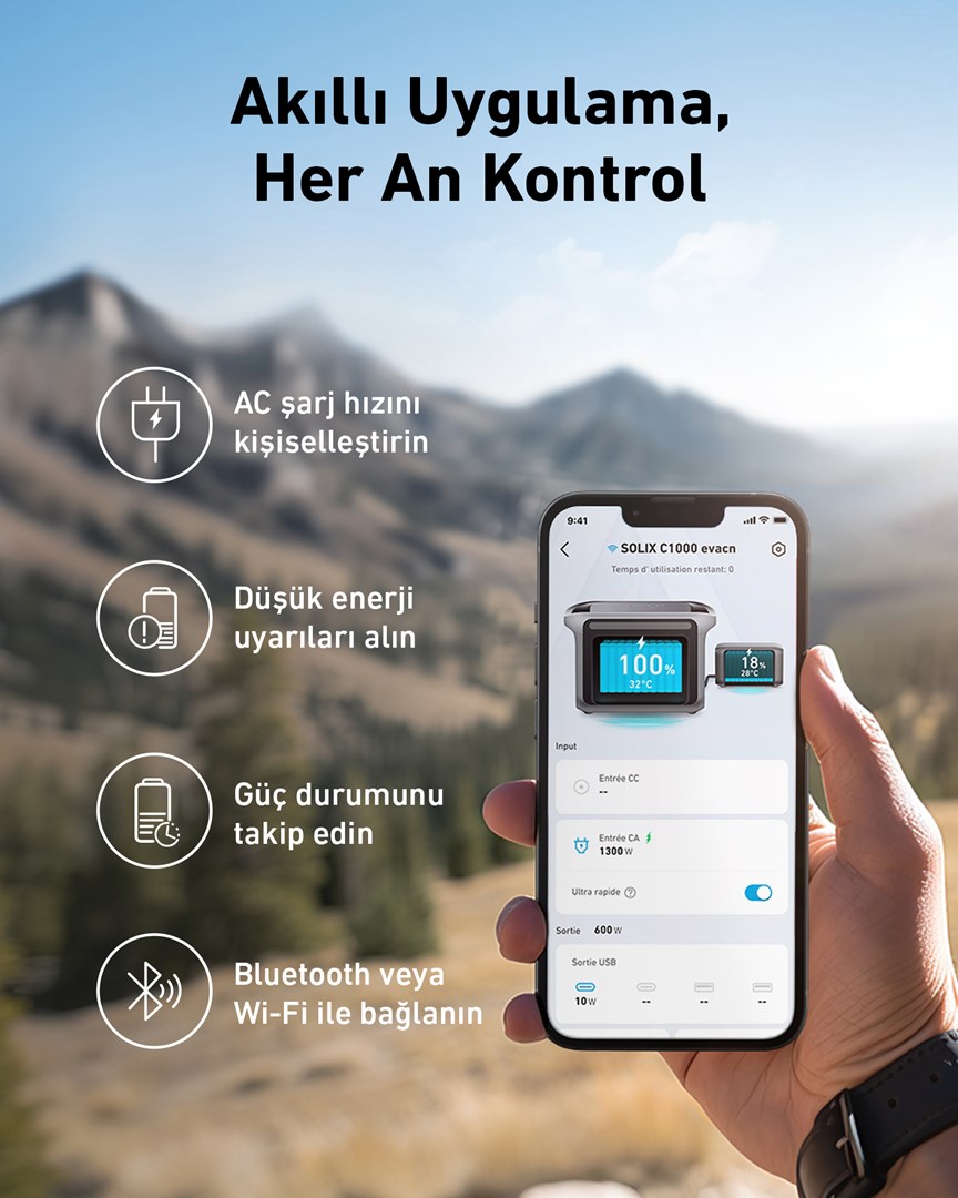 Anker Solix C1000X portable power station 8 1800 W 12.9 kg Anker Solix C1000X portable power station 8 1800 W 12.9 kg