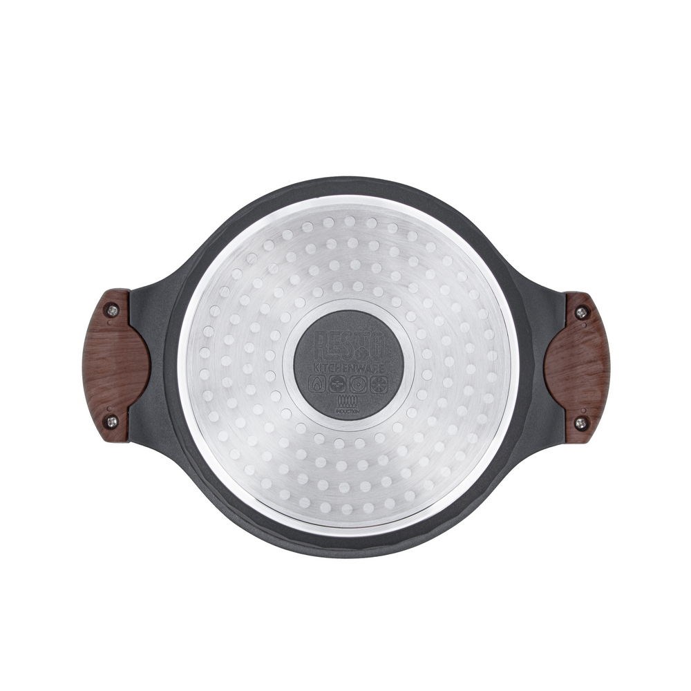 Resto Kitchenware Capella 2.6 L Round Black, Wood Resto Kitchenware Capella 2.6 L Round Black, Wood
