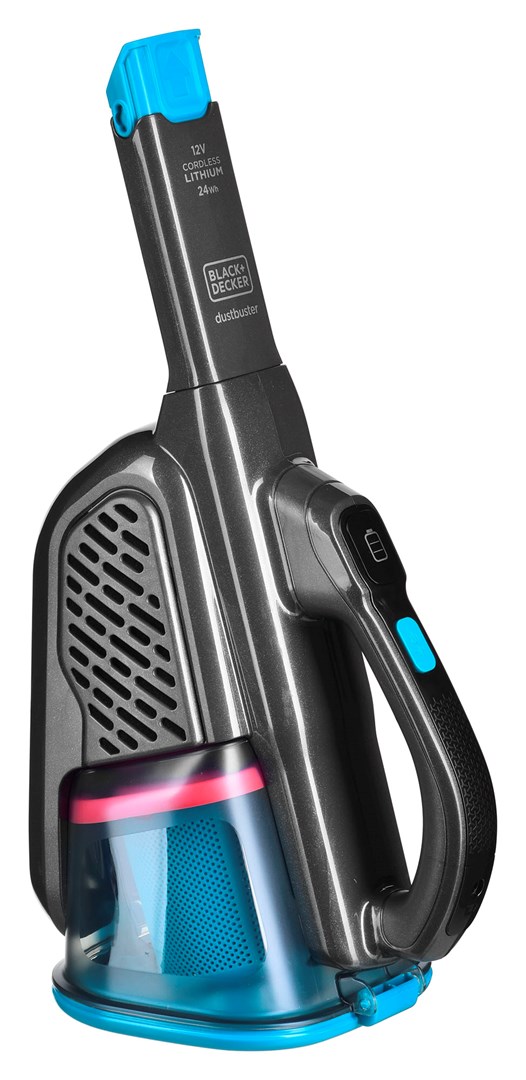 Black & Decker BHHV320J handheld vacuum Blue, Titanium Bagless Black & Decker BHHV320J handheld vacuum Blue, Titanium Bagless
