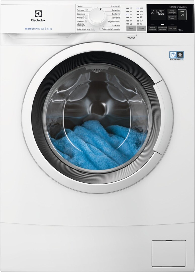 Electrolux PerfectCare 600 EW6SN406WP washing machine Front-load 6 kg 1000 RPM White Electrolux PerfectCare 600 EW6SN406WP washing machine Front-load 6 kg 1000 RPM White