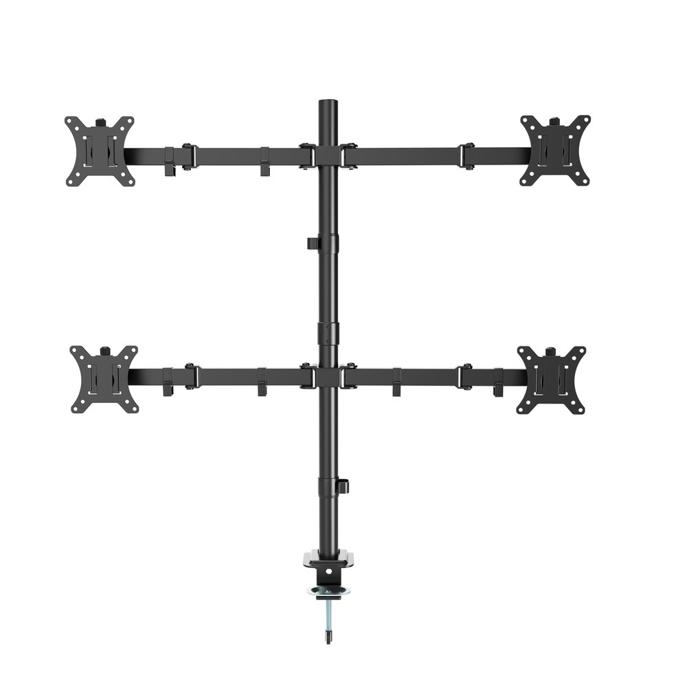 Gembird MA-D4-01 Adjustable desk 4-display mounting arm (rotate, tilt, swivel), 13”-32”, up to 10kg per screen Gembird MA-D4-01 Adjustable desk 4-display mounting arm (rotate, tilt, swivel), 13”-32”, up to 10kg per screen