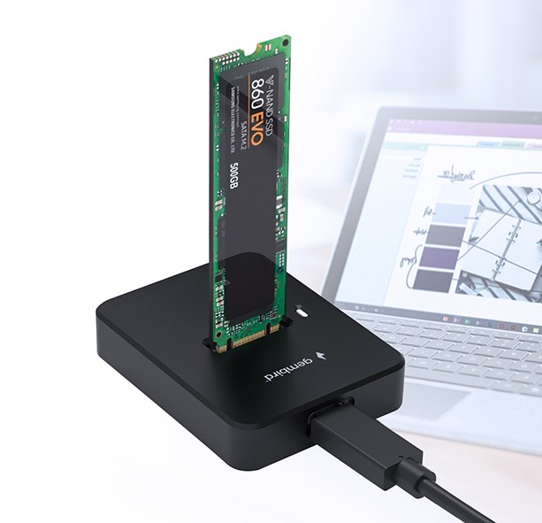 Gembird DD-U3M2 storage drive docking station USB 3.2 Gen 1 (3.1 Gen 1) Type-C Black Gembird DD-U3M2 storage drive docking station USB 3.2 Gen 1 (3.1 Gen 1) Type-C Black