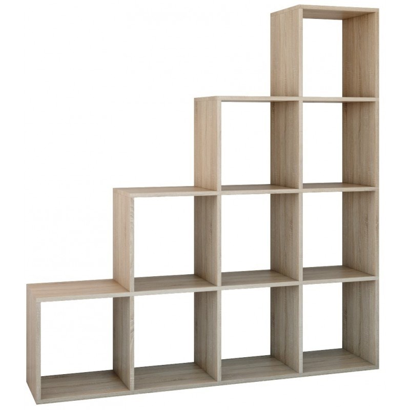 Topeshop STEP SONOMA 4X4 living room bookcase Topeshop STEP SONOMA 4X4 living room bookcase