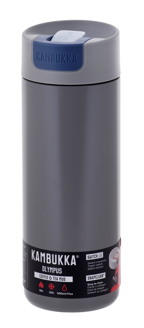 Kambukka Olympus Serious Grey - thermal mug, 500 ml Kambukka Olympus Serious Grey - thermal mug, 500 ml