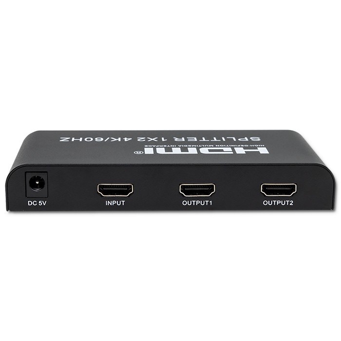 Qoltec 51797 Active HDMI Splitter 2 x HDMI 4K x 2K | 6Gb/s | 60Hz Qoltec 51797 Active HDMI Splitter 2 x HDMI 4K x 2K | 6Gb/s | 60Hz
