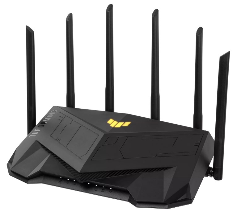 ASUS TUF Gaming AX6000 (TUF-AX6000) wireless router Gigabit Ethernet Dual-band (2.4 GHz / 5 GHz) Black ASUS TUF Gaming AX6000 (TUF-AX6000) wireless router Gigabit Ethernet Dual-band (2.4 GHz / 5 GHz) Black