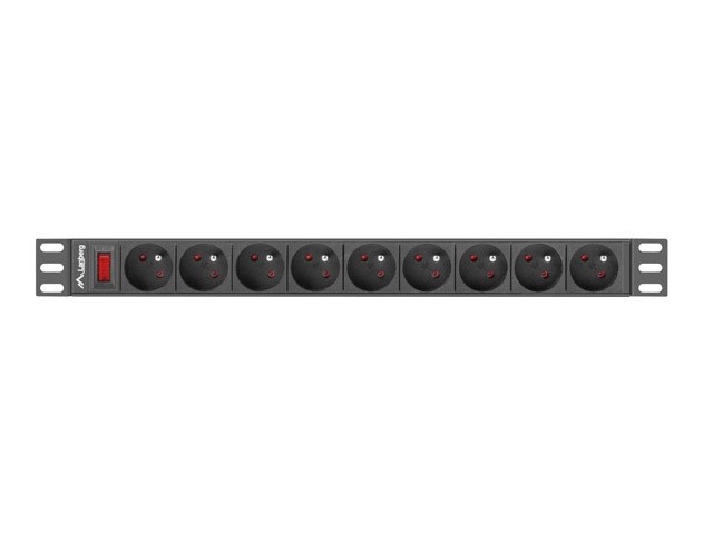 LANBERG POWER STRIP RACK 19" (1U, 16A, 9X 230V PL) LANBERG POWER STRIP RACK 19" (1U, 16A, 9X 230V PL)
