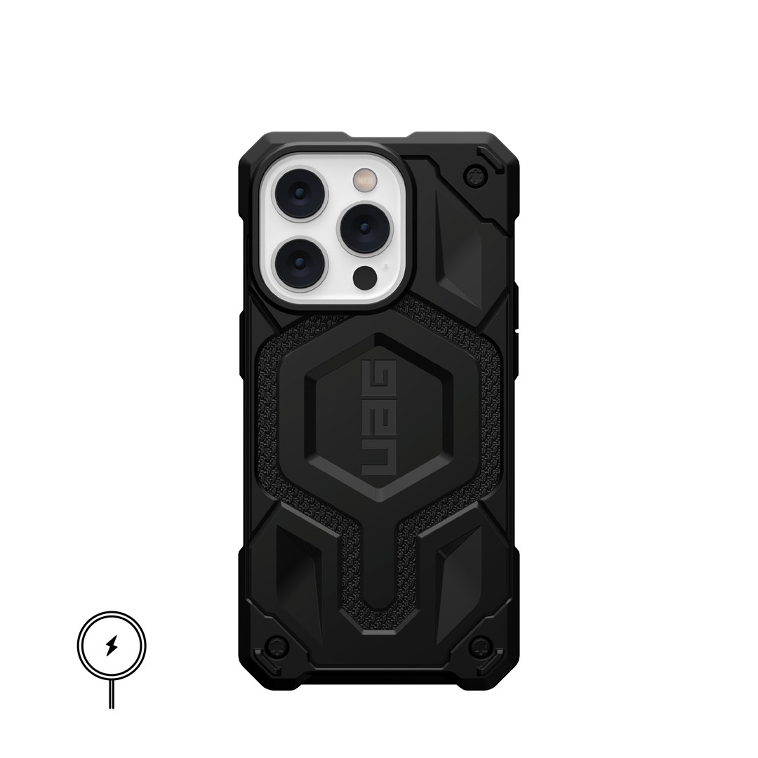 Urban Armor Gear Monarch Pro Kevlar mobile phone case 15.5 cm (6.1") Cover Black Urban Armor Gear Monarch Pro Kevlar mobile phone case 15.5 cm (6.1") Cover Black