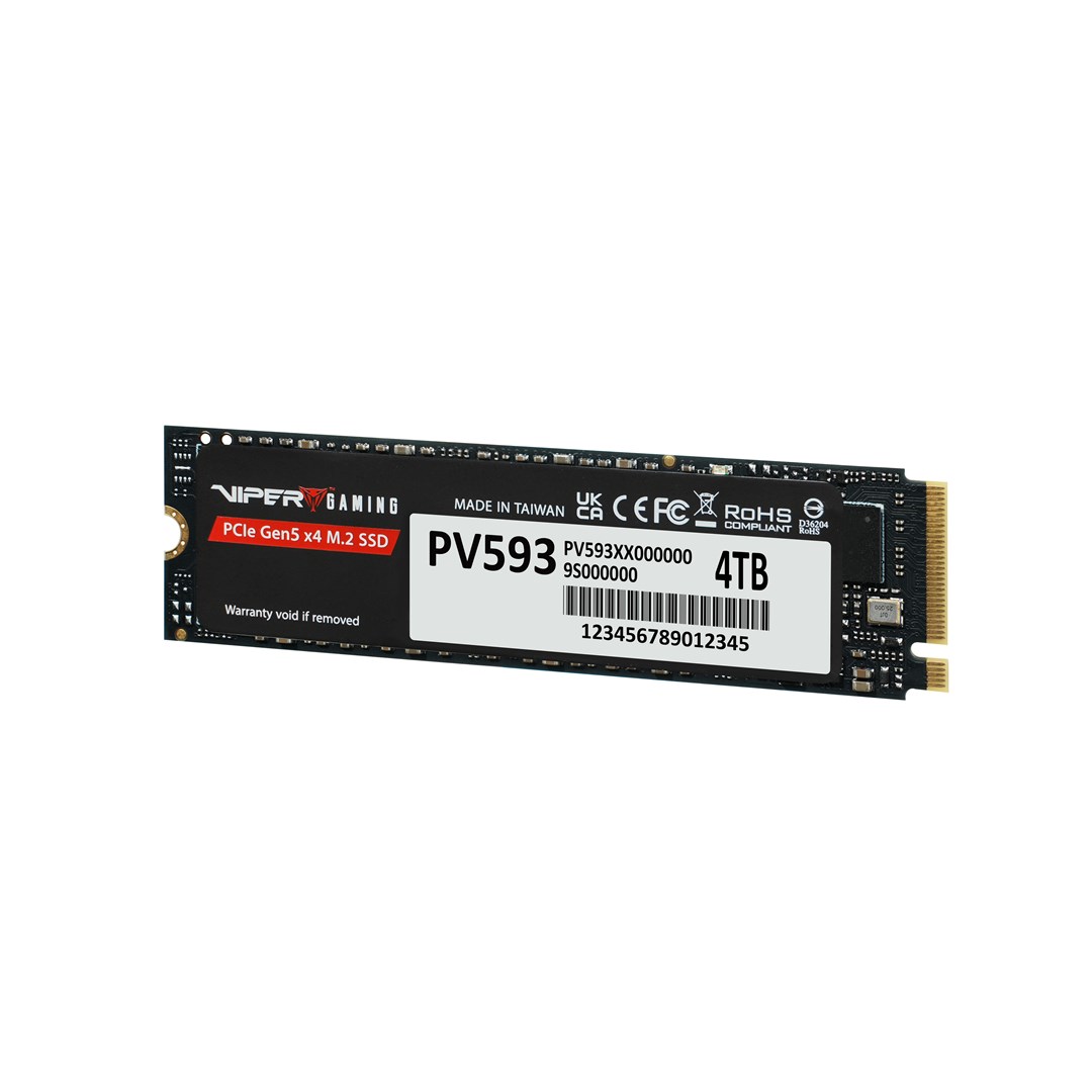 Patriot Viper PV593 M.2 PCI-E Gen5 x4 NVMe2 4TB SSD Patriot Viper PV593 M.2 PCI-E Gen5 x4 NVMe2 4TB SSD