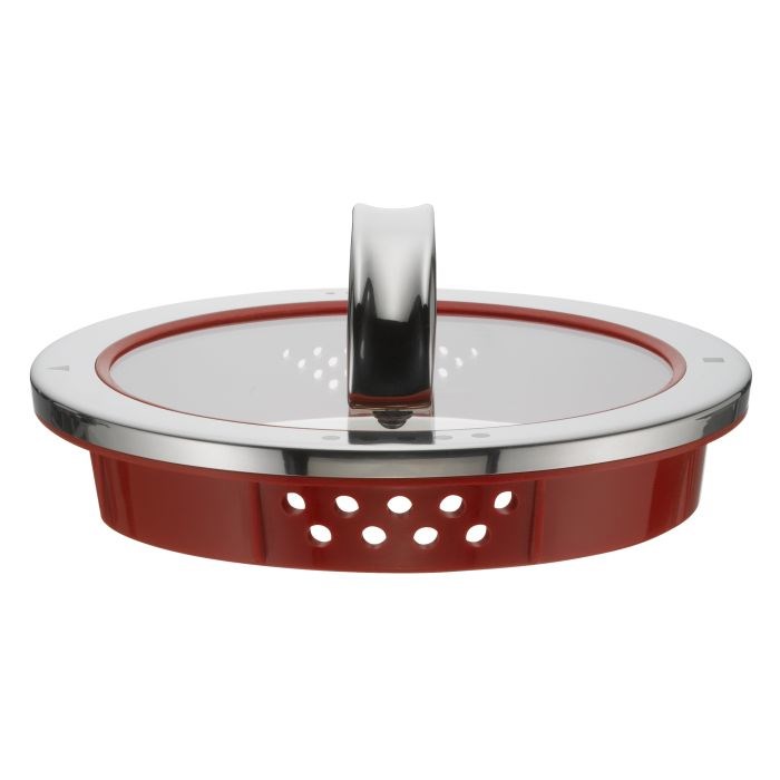 WMF 8900541245 pan lid Round Red, Stainless steel WMF 8900541245 pan lid Round Red, Stainless steel