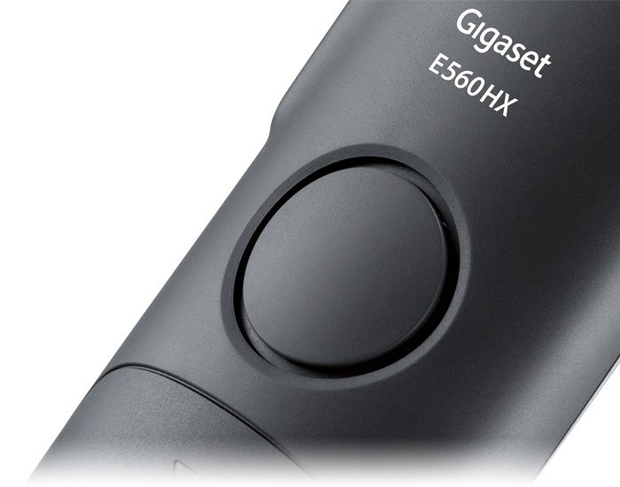 Gigaset E560HX Analog/DECT telephone Caller ID Black Gigaset E560HX Analog/DECT telephone Caller ID Black