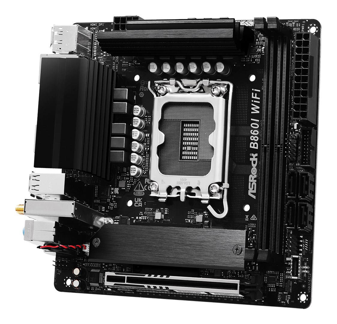 Asrock B860I WiFi Intel B860 LGA 1851 (Socket V1) mini ITX Asrock B860I WiFi Intel B860 LGA 1851 (Socket V1) mini ITX