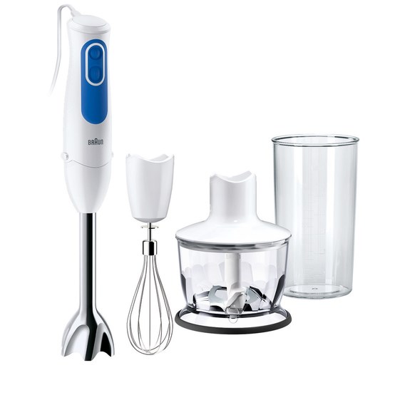 Braun MQ3035WH Sauce 0.6 L Immersion blender 700 W Blue, White Braun MQ3035WH Sauce 0.6 L Immersion blender 700 W Blue, White