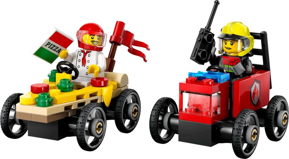LEGO CITY 60458 Pizza vs. Fire Truck LEGO CITY 60458 Pizza vs. Fire Truck