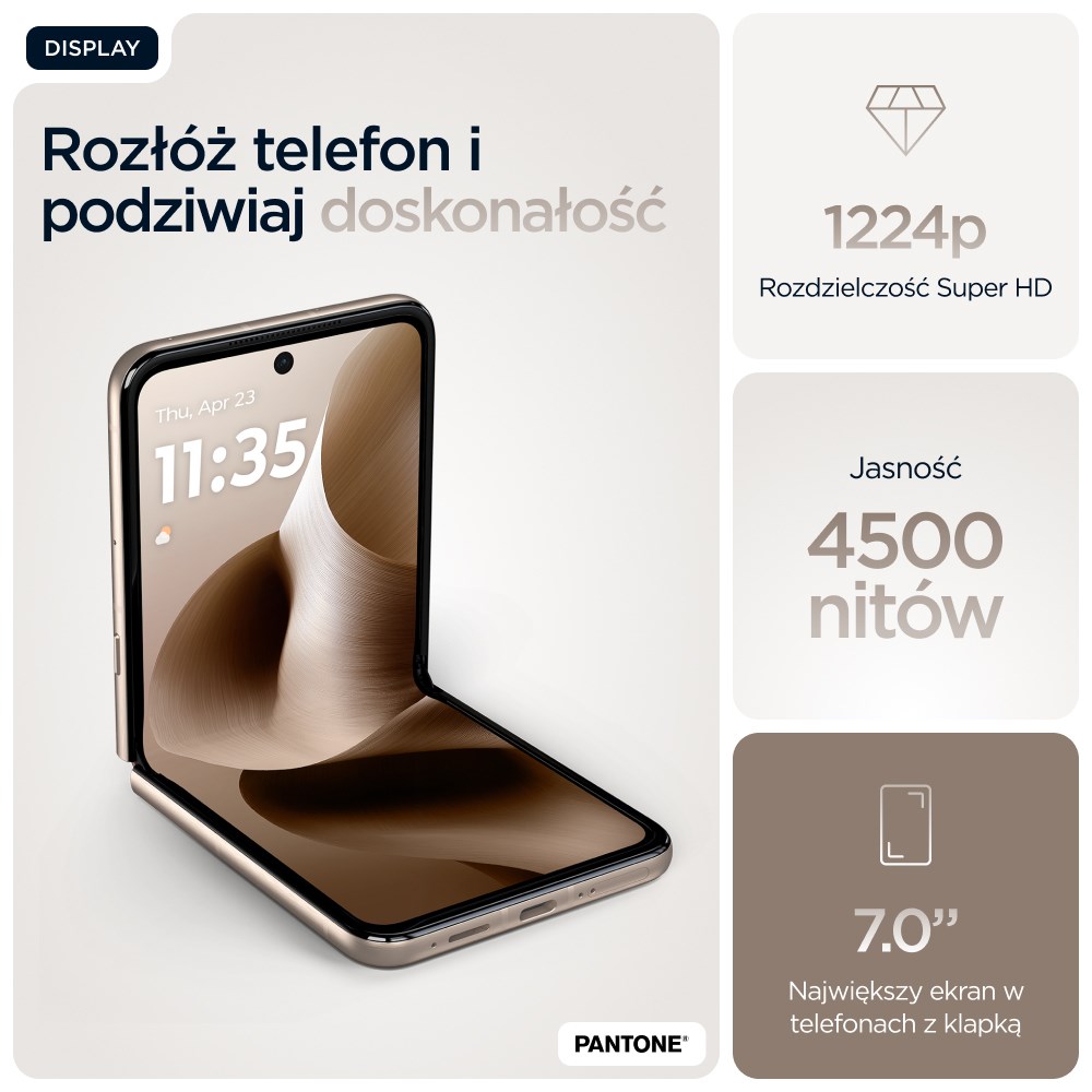Motorola razr 60 ultra 17.7 cm (6.96") Dual SIM Android 15 5G USB Type-C 16 GB 512 GB 4700 mAh Wood Motorola razr 60 ultra 17.7 cm (6.96") Dual SIM Android 15 5G USB Type-C 16 GB 512 GB 4700 mAh Wood