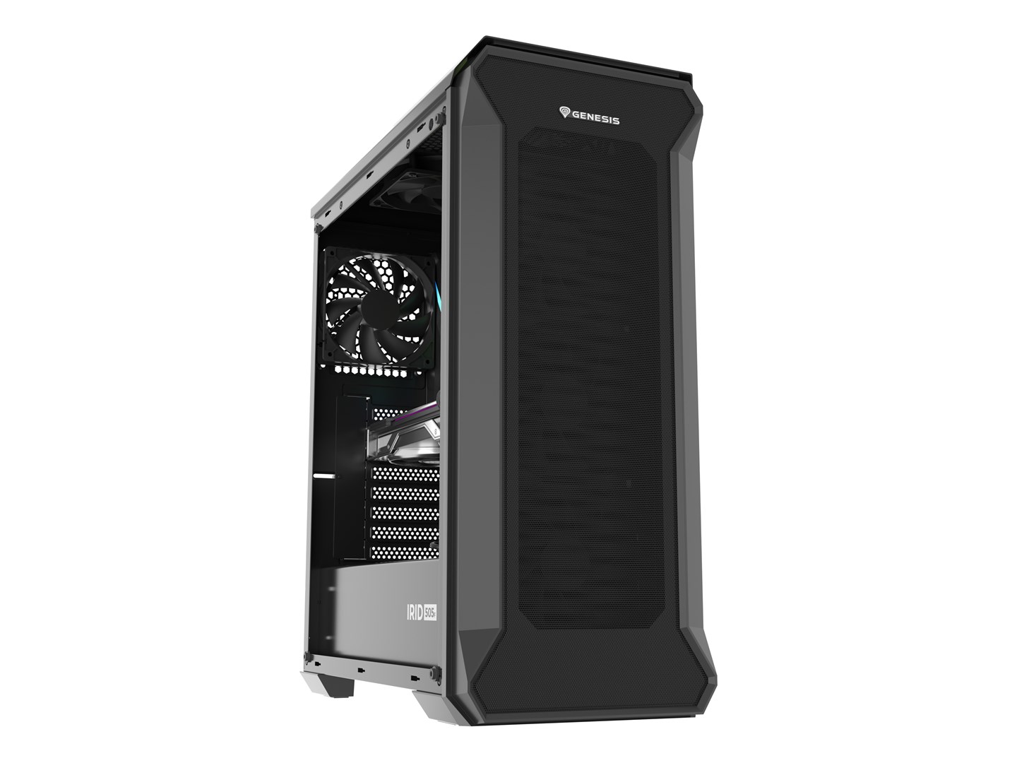 GENESIS Irid 505F Midi Tower Black GENESIS Irid 505F Midi Tower Black