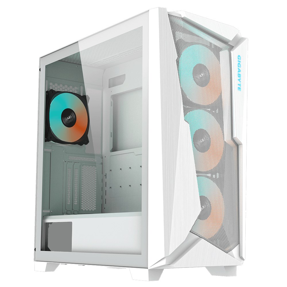 GIGABYTE C301 GLASS WHITE computer case Midi Tower GIGABYTE C301 GLASS WHITE computer case Midi Tower