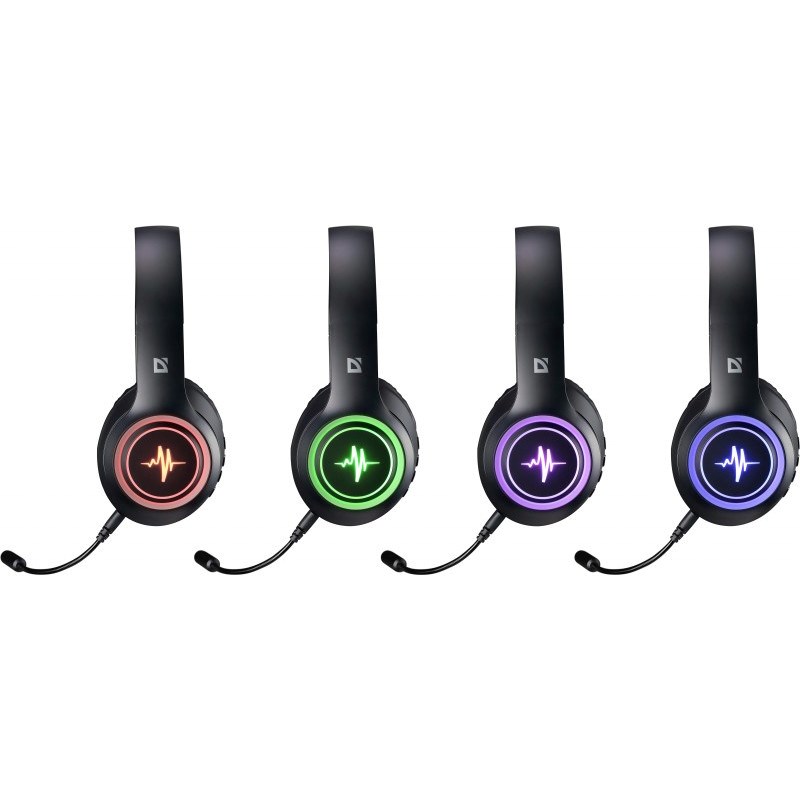 HEADPHONES DEFENDER BLUETOOTH FREEMOTION B571 BLACK LED HEADPHONES DEFENDER BLUETOOTH FREEMOTION B571 BLACK LED