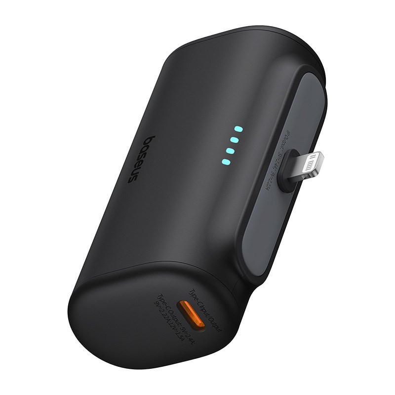 Baseus Compact IP - OS 5000 mAh 20 W power bank (black) Baseus Compact IP - OS 5000 mAh 20 W power bank (black)