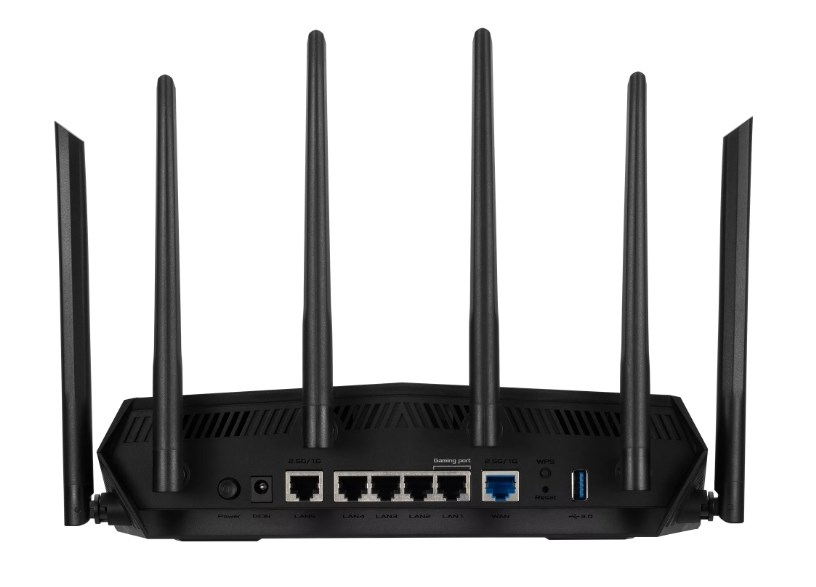 ASUS TUF Gaming AX6000 (TUF-AX6000) wireless router Gigabit Ethernet Dual-band (2.4 GHz / 5 GHz) Black ASUS TUF Gaming AX6000 (TUF-AX6000) wireless router Gigabit Ethernet Dual-band (2.4 GHz / 5 GHz) Black