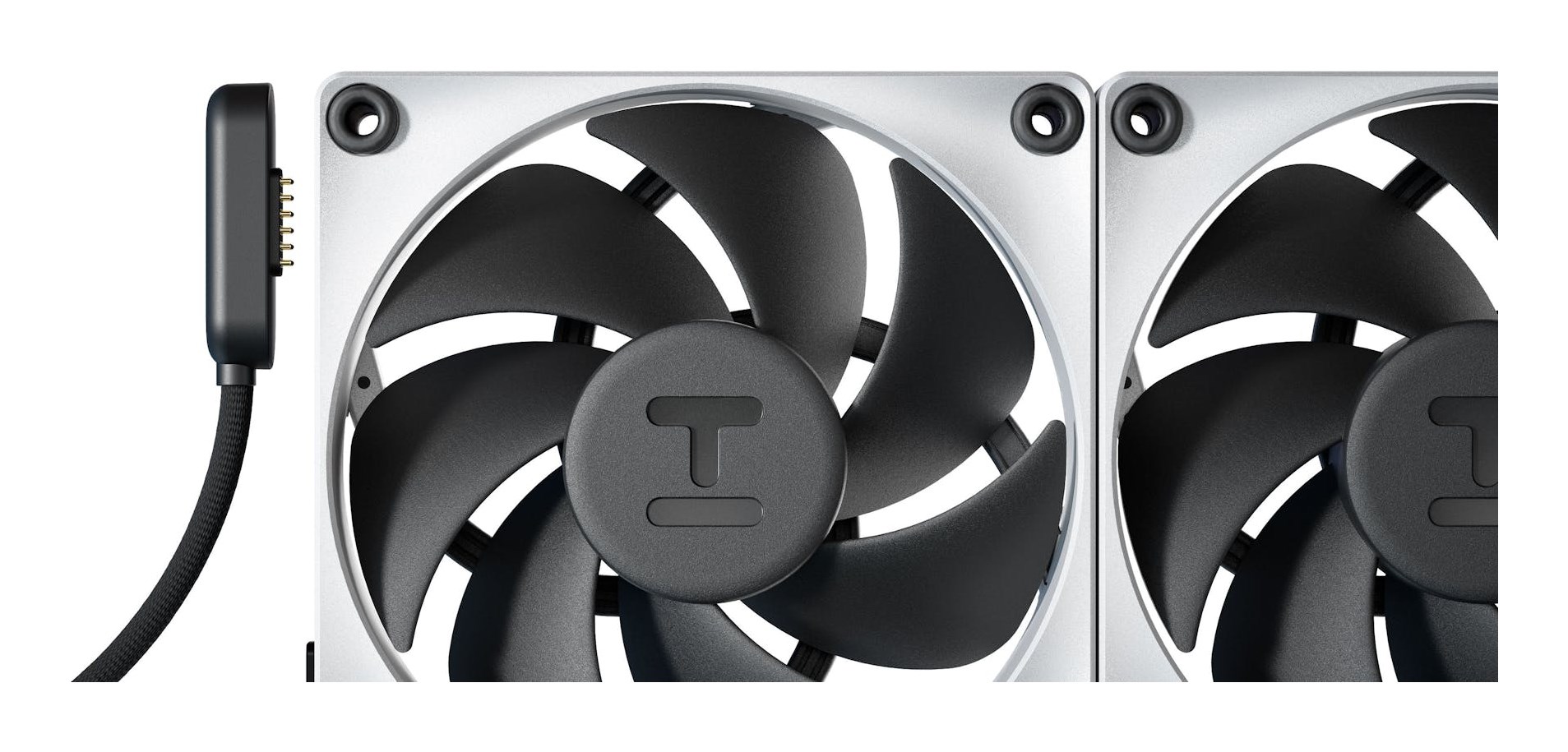 HYTE THICC FP12 Computer case Fan 12 cm Black, White 3 pc(s) HYTE THICC FP12 Computer case Fan 12 cm Black, White 3 pc(s)