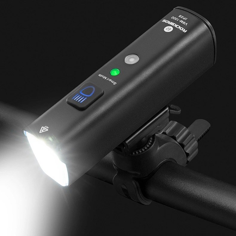 Rockbros V9M-1000 black front bike light Rockbros V9M-1000 black front bike light