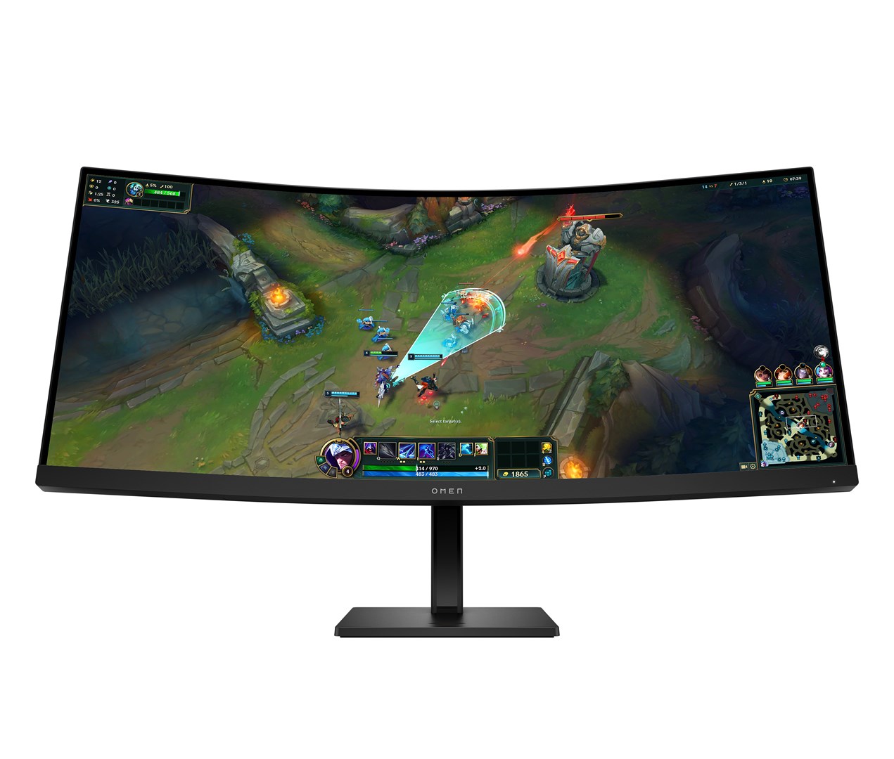 HP OMEN 34 inch WQHD 180Hz Curved Gaming Monitor - 34c G2 HP OMEN 34 inch WQHD 180Hz Curved Gaming Monitor - 34c G2