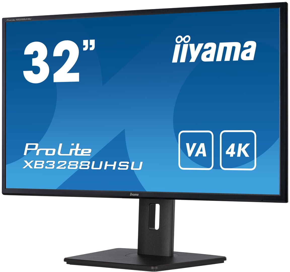 iiyama ProLite XB3288UHSU-B5 computer monitor 80 cm (31.5") 3840 x 2160 pixels 4K Ultra HD LCD Black iiyama ProLite XB3288UHSU-B5 computer monitor 80 cm (31.5") 3840 x 2160 pixels 4K Ultra HD LCD Black