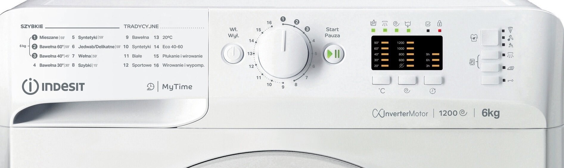 Washing machine INDESIT MTWSA 61294 W PL Washing machine INDESIT MTWSA 61294 W PL