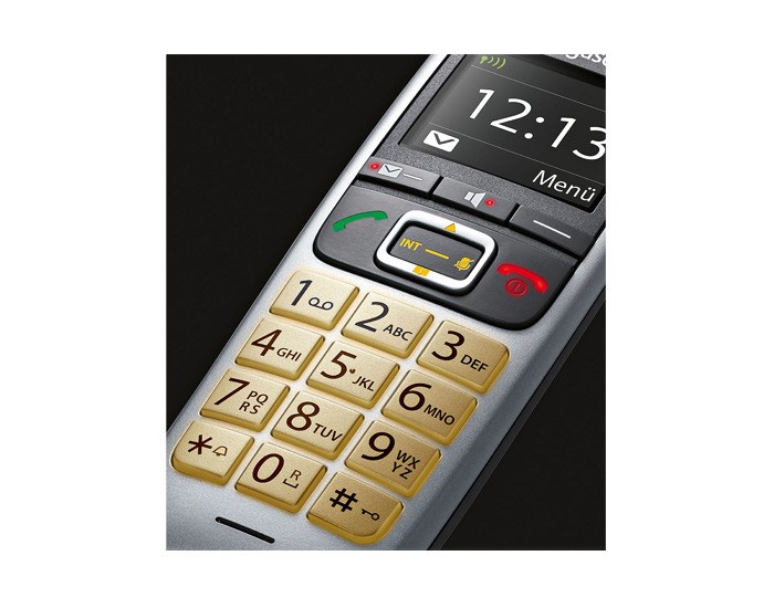 Gigaset E560 Analog/DECT telephone Black, Silver Gigaset E560 Analog/DECT telephone Black, Silver