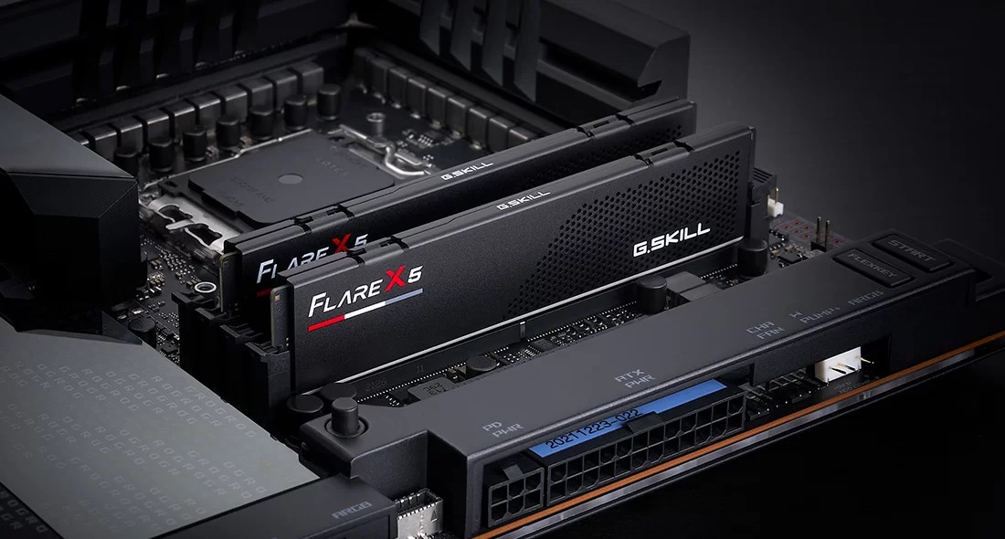 G.Skill Flare X5 F5-6000J3636F32GX2-FX5 memory module 64 GB 2 x 32 GB DDR5 6000 MHz G.Skill Flare X5 F5-6000J3636F32GX2-FX5 memory module 64 GB 2 x 32 GB DDR5 6000 MHz