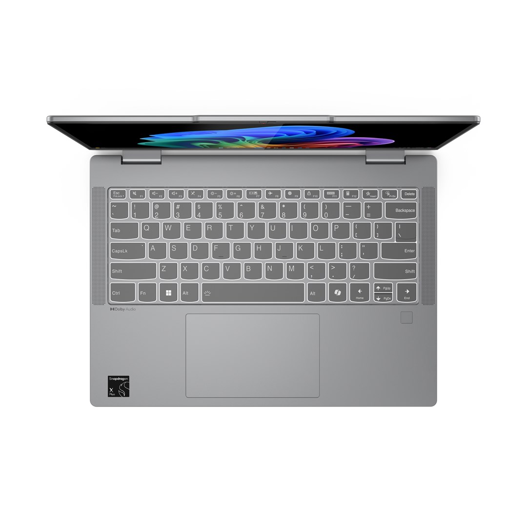 Lenovo IdeaPad 5 2-in-1 14Q8X9 Copilot+ PC Qualcomm Snapdragon X1P-42-100 Hybrid (2-in-1) 35.6 cm (14") Touchscreen WUXGA 16 GB LPDDR5x-SDRAM 512 GB SSD Wi-Fi 7 (802.11be) Windows 11 Home Grey Lenovo IdeaPad 5 2-in-1 14Q8X9 Copilot+ PC Qualcomm Snapdragon X1P-42-100 Hybrid (2-in-1) 35.6 cm (14") Touchscreen WUXGA 16 GB LPDDR5x-SDRAM 512 GB SSD Wi-Fi 7 (802.11be) Windows 11 Home Grey