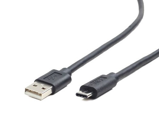 Gembird USB-A/USB-C, 1m USB cable USB 2.0 USB A USB C Black Gembird USB-A/USB-C, 1m USB cable USB 2.0 USB A USB C Black