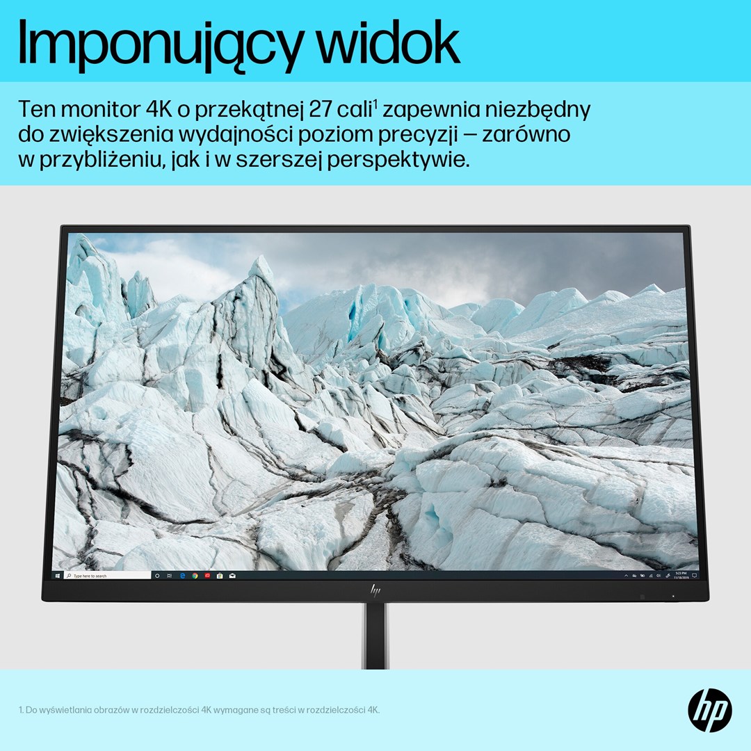 HP E-Series E27k G5 4K USB-C Monitor HP E-Series E27k G5 4K USB-C Monitor