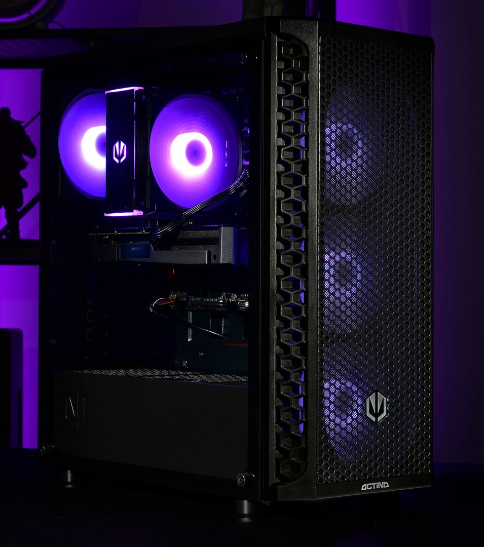 Actina 5901443404859 PC AMD Ryzen™ 7 8700F 32 GB DDR5-SDRAM 1 TB SSD AMD Radeon RX 7800 XT Midi Tower Black Actina 5901443404859 PC AMD Ryzen™ 7 8700F 32 GB DDR5-SDRAM 1 TB SSD AMD Radeon RX 7800 XT Midi Tower Black